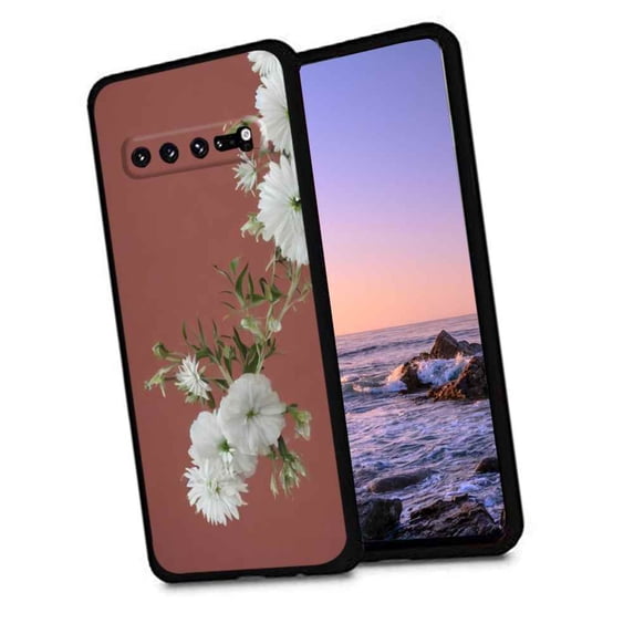 Flowers-97 Phone Case, Degined for Samsung Galaxy S10 Case Men Women, Flexible Silicone Shockproof Case for Samsung Galaxy S10