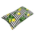 thumbnail image 3 of Disketp Pillow Covers Lemons On Striped Pattern Throw Pillow Case Cushion Covers,Cushion For Bedroom,Couch,Home-14"X20", 3 of 9