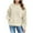 Beige, variant on Children's Loose Sweatshirt Casual Long Sleeved Sports Hoodie Solid Color Comfortable Hooded Daily Top Wine 100
