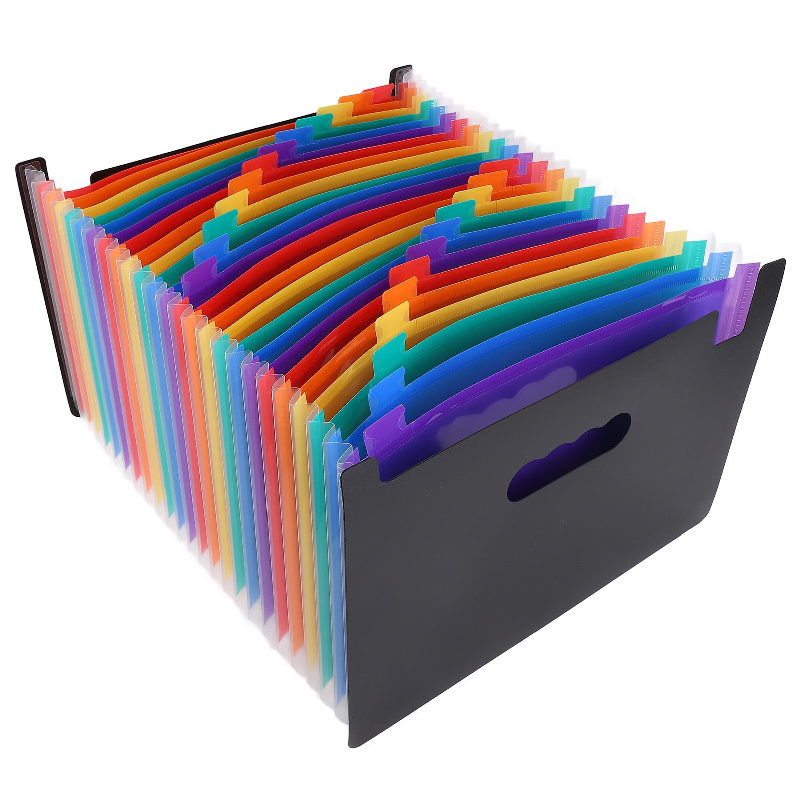 Multipurpose Accordion File Folder Organizer, Expandable Filing Box with A-Z Alphabet Colored Tabs, Perfect For Letter/A4 Size Documents, Receipts, Bills, And More (Innovative