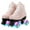 Camouflage Pink, variant on JOJOLAM Roller Skate, Adult Teen Classic High Top Roller Skates with Light up Wheels, Black&Pink (Women's 6)
