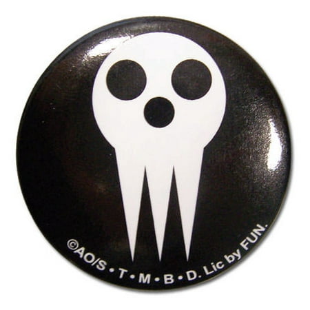 Soul Eater Shinigami Skull Button