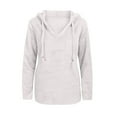 thumbnail image 4 of pstuiky Women Sweatshirts, Women Print Round Neck Long Sleeve Sweatshirt Regular Fit Casual Oversized Womens SweatshirtsBlouse Women Coats for Women Up to 65% off White XXXL, 4 of 4