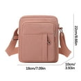 thumbnail image 3 of InsCrazy Crossbody Bags for Women Ladies' Casual Shoulder Crossbody Bag Summer Nylon Fabric Mobile Phone Pouch for Travel Outdoor Sports, 3 of 4
