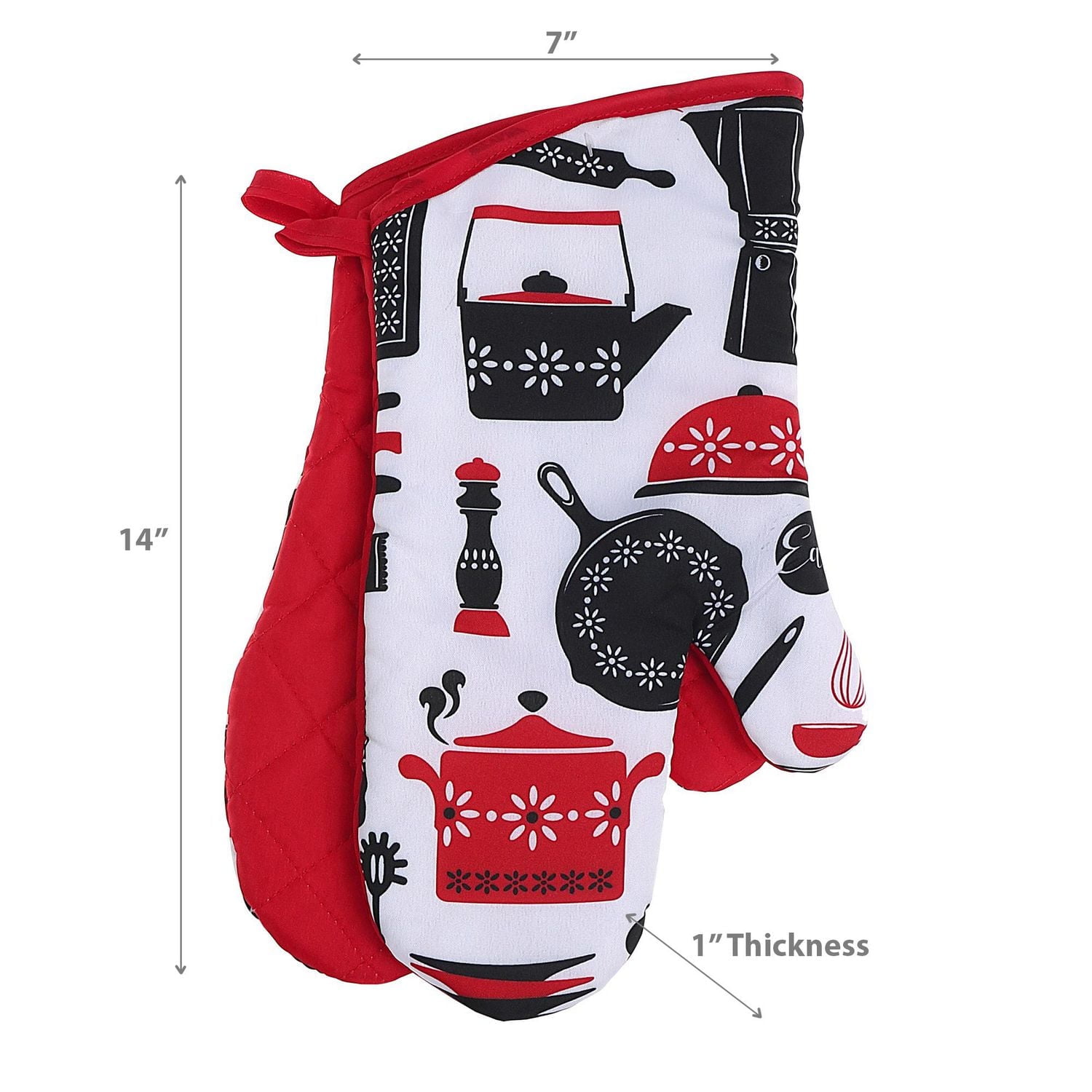 IH Casa Decor Oven Mitts 2 Pcs Kitchenware - Set of 2