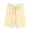 Yellow, variant on KICILVS Girls Lounge Shorts Drawstring Waist Ice Silk Summer Shorts Lightweight Breathable for Active Daily Wear Bottoms 3-13 Years