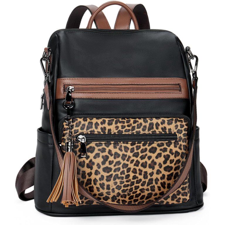 NEW Womens Backpack Vegan Leather with Tassel Diana Backpack – Chic Vegan Leather Bag with Tassel & Gold  main image 3