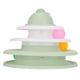 thumbnail image 2 of Juguete giratorio con pista para gatos, 3 niveles, evita resbalones, interactivo, bola rodante, rompecabezas para gatitos, torre de juguete, 2 of 14