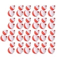thumbnail image 1 of Fishing Bobber, Long Service Life 50PCS Plastic Ball Shaped Fishing Float Useful 2 Specifications  For Angling, 1 of 8