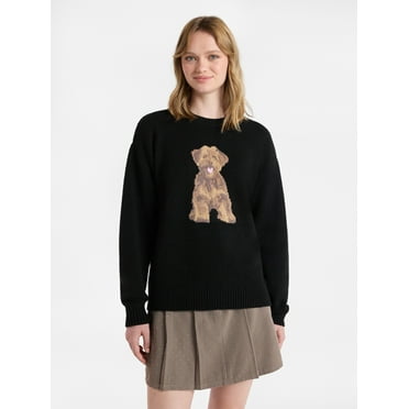 No Boundaries Fashion Icon Sweater, Midweight, Women's Sizes XXS-XXL