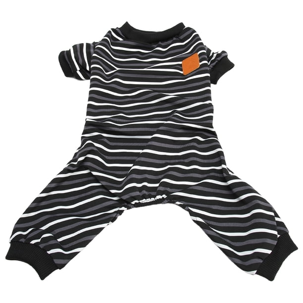 Ropa de Dormir de Mono de Cachorro, Pijama de Perros de 4 Patas de Collar de 4 Patas Lavables A Mácina para Casa Para Mascota