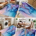 thumbnail image 6 of Marble Washable Area Rugs 3'x5', Abstract Art Purple Blue Gradient Cave Rock Golden Lines Low Pile Throw Living Room Rug Non-Slip Sturdy Edge Binding Carpet for Indoor Entryway Bedside Kitchen, 6 of 9