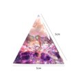 thumbnail image 2 of Adornos Triangulares Crystal Energy Orgone Pyramid Mold Riqueza Prosperidad Peridot Heal Gem (5 cm) Wdftyju  Libre de BPA, 2 of 2