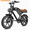 V30-Brown, variant on Movcan 1500W Electric Bike, 48V 15.6Ah Removable Battery, 28 MPH EBike with 20"x4" Fat Tires, Full Suspension, 70 mi Range, Shimano 7-Speed, Hydraulic Disc Brakes - ,UL2849, Black