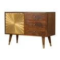 thumbnail image 4 of Artisan Furniture Solid Wood Manila Gold Sideboard, 4 of 9