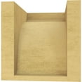 thumbnail image 4 of 6"W x 6"D x 6"H Wide Legacy Rough Cedar Woodgrain TimberThane Corbel, Primed Tan, 4 of 6