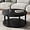 Bead-black1, variant on Round Wood Coffee Table 31.5" Circle Coffee Tables with Hidden Storage and Lid, Modern Rustic 2-Tier Center Table for Living Room Bedroom Home Office,Black