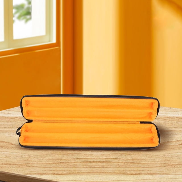 Raindrops 1Pcs Musical Instrument Storage Bag Flute Carrier Waterproof Coffee Color for Personal Practice