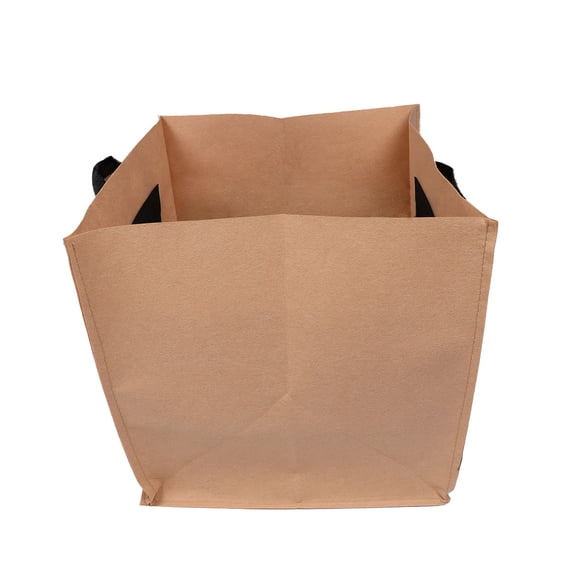 WHAMVOX Plant Growth Bag Square Planting Bag Thickened Felt Non-Woven Vegetable Growing Bag for (16 Gallon Thin 1.0 Camel Square 40x40x40)