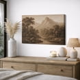 thumbnail image 4 of Canvas Print Vintage Mountain Landscape Wall Art Rustic Farmhouse Decorative for Living Room Bedroom - 12"x18", 4 of 8