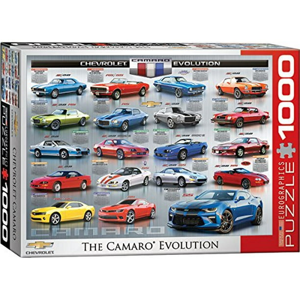 Eurographics Chevrolet le Puzzle de l'Évolution de Camaro (1000 Pièces)