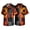 E_004, variant on Domuza Men Halloween Scrub Top Novelty Spooky Graphics V-Neck Short Sleeve Nursing Uniform Shirts Comfy Soft Relaxed Fit Medical Scrub Tops 3XL