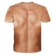 thumbnail image 2 of Camiseta de manga corta realista con personalidad para hombre con músculos 3D Afortunado Sencillez, 2 of 2