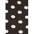 thumbnail image 4 of Women's Plus Size Elastic Waist Band Polka Dot Pencil Midi Skirt, 4 of 4