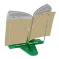 thumbnail image 3 of Convinient Adjustable Durable Angle Foldable Portable Reading Book Stand Document Holder Desk Office Supply Stainless Steel Rack Plastic Base, 3 of 4