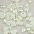 thumbnail image 5 of 100Pcs Ivory Colour Drop Pearl Flatback Oval Rhinestone Beads Water Imitation DIY Pearls-scrapbooking, 5 of 5