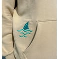 thumbnail image 5 of Women’s Oversized Vintage Protect the Ocean Graphic Embroidery Hoodie Preppy Sweatshirt for Teens, 5 of 6