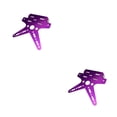 thumbnail image 4 of braveheart Swallow Tail Motorcycle License Plate Frame License Bracket Aluminium Alloy M purple 2Set, 4 of 5