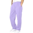 thumbnail image 3 of Men Loose Casual Jogger Pants Elastic Waist Drawstring Straight Leg Sweatpants Breathable Athletic Outdoor Pants With Side Pockets XL, 3 of 8