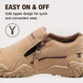 thumbnail image 4 of CHICVOMEY Comfortable Slip On Shoes for Man Walking Shoes with Non-Slip Sole Versatile Side Zipper Design Suitable for Fitness Travel and Outdoor Activities, 4 of 8