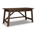 thumbnail image 6 of Signature Design by Ashley Baldridge Home Office Desk, Rustic Brown, 60" Wood Writing Desk with 2 Drawers, 6 of 8