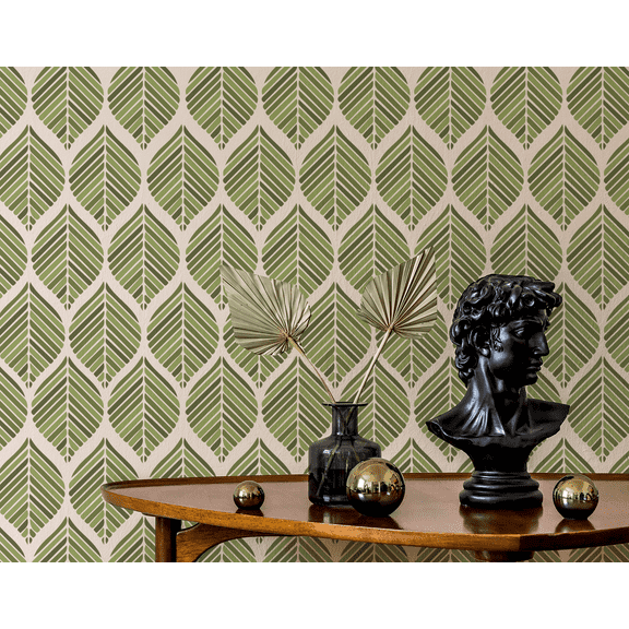 Leaf Pattern Stencil - Art and Wall Stencil (6"x6")