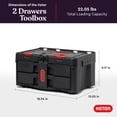 thumbnail image 2 of Caja de herramientas Keter Stack-n-Roll con dos cajones para piezas pequeñas, 2 of 8