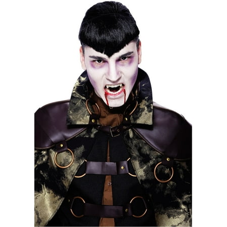 Widow Peak Black Hairpiece Adult Costume Wig