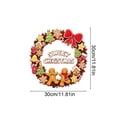 thumbnail image 5 of Sweet Christmas Wreath Christmas Wreath Window Clings, Static PVC Holiday Decals for Glass Doors, Windows, Storefronts, Mirrors, and, 5 of 6