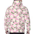 thumbnail image 7 of Lsque Daisies Flowers Pattern Casual Men's Hoodie,Hooded Sweatshirt with Kangaroo Pocket,Pullover Hoodie-X-Large, 7 of 7