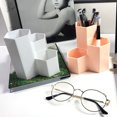 thumbnail image 2 of Coofit Pen Holder 3 Compartment Stationery Organizer Desktop Organizer Makeup Holder, 2 of 10