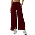 thumbnail image 3 of TaTaai Women's High Waisted Yoga Leggings Stretchy Soft Work Pants Non See Through Office Casual Lounge Pants Athletic Gym Bottoms Tummy Control Gift, 3 of 7