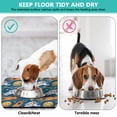 thumbnail image 4 of Dog Food Mat Nebula Cosmic Sci-fi Lovers Space Geek Star Moon Sun Rocket Absorbent Waterproof Non-Slip Pet Feeding Mat, 4 of 7