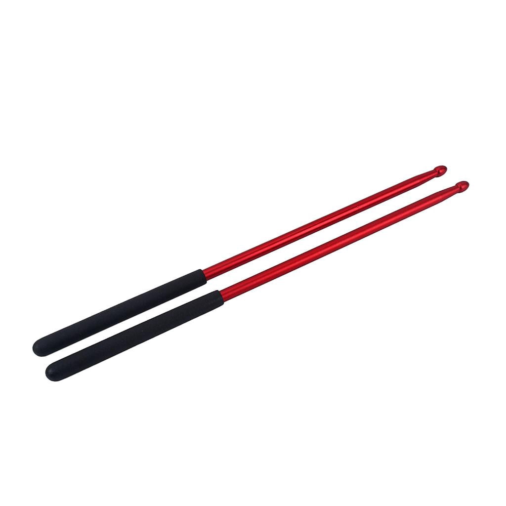Dualoai 1 Pair of 5A Aluminum Alloy Drum Sticks Perfect for Drummers of All Skill Levels