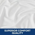 White Flat Sheet Long 66x115 Inches 250 Thread Count Polycotton Bed
