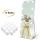 thumbnail image 1 of Hollywood Vanity Mirror Kit de luces LED para maquillaje, lámpara de maquillaje, lámpara de espejo cosmético, lámpara de tocador de mesa, 5 m, 10 bombillas LED 3 modos, alimentación por USB, 1 of 5