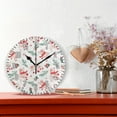 thumbnail image 2 of Dreamtimes 10in Christmas Piglets Wall Clock, Non-Ticking Silent Battery Operated Wall Clock for Kids Living Room Bedroom Kitchen School Office Christmas Decor, 2 of 7
