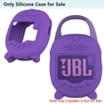 thumbnail image 2 of Funda de silicona XEGIMOR compatible con JBL Clip 5 Morada, 2 of 7