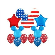 Disney America Patriot Mickey Mouse Balloon Bouquet