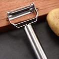 thumbnail image 2 of Pelador de frutas 2 en 1, rallador de zanahorias de doble cabeza, herramienta de cocina casera fácil de limpiar Sywqhk Libre de BPA, 2 of 8